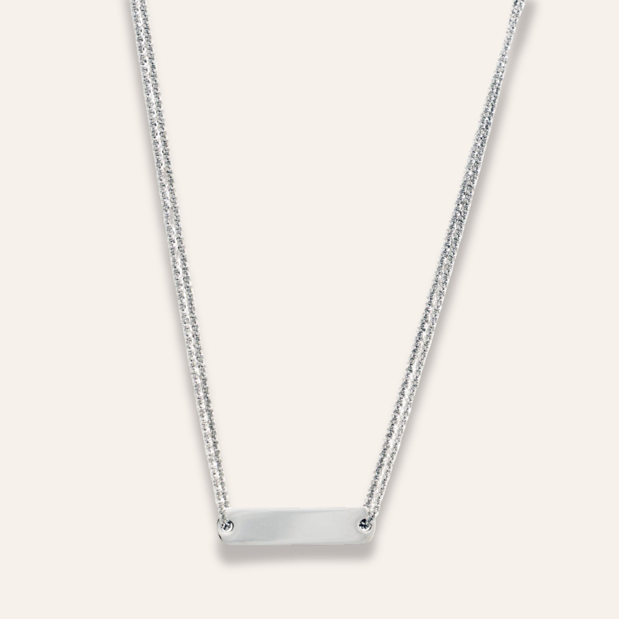 Halsband steel classic disc