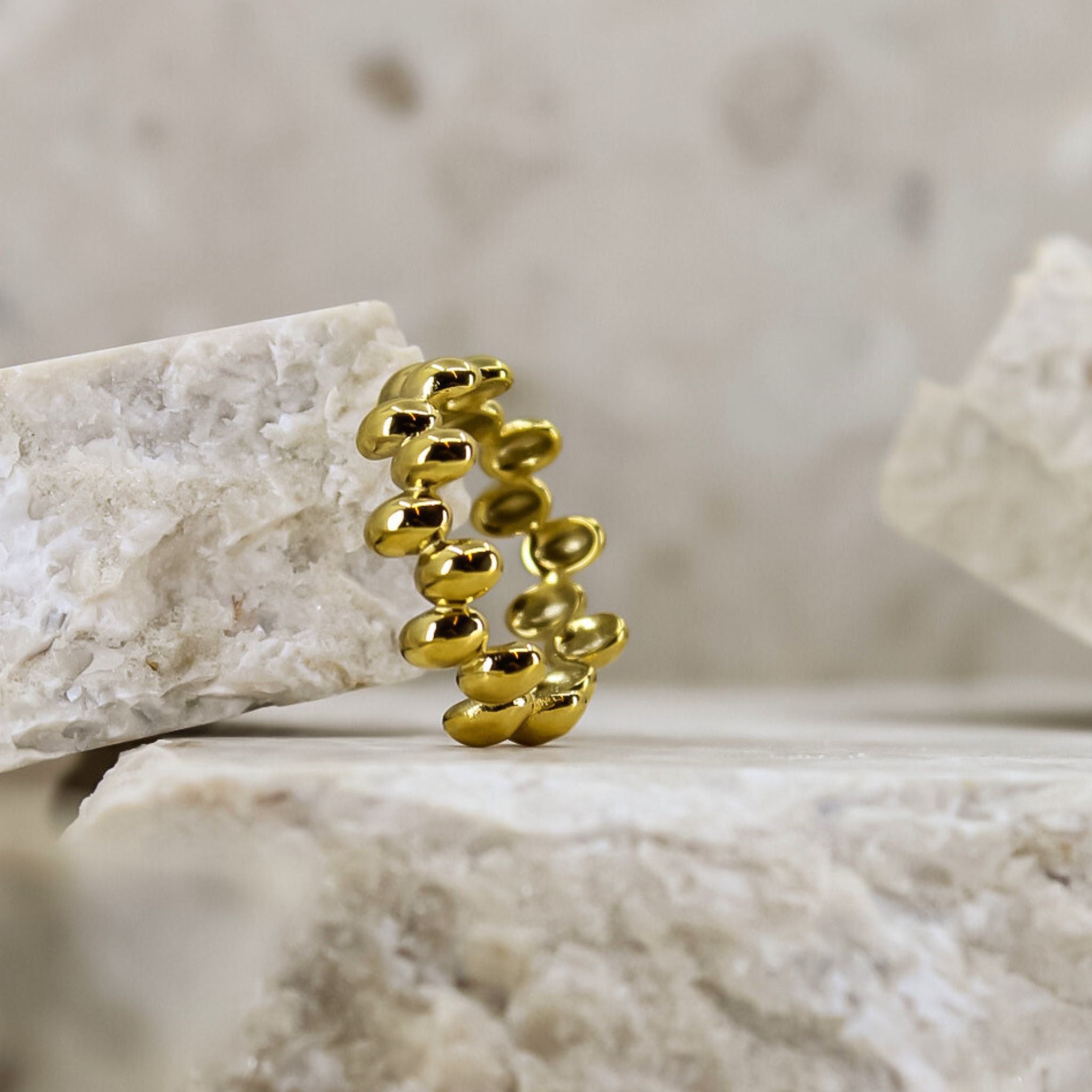 justerbar ring med bubblor