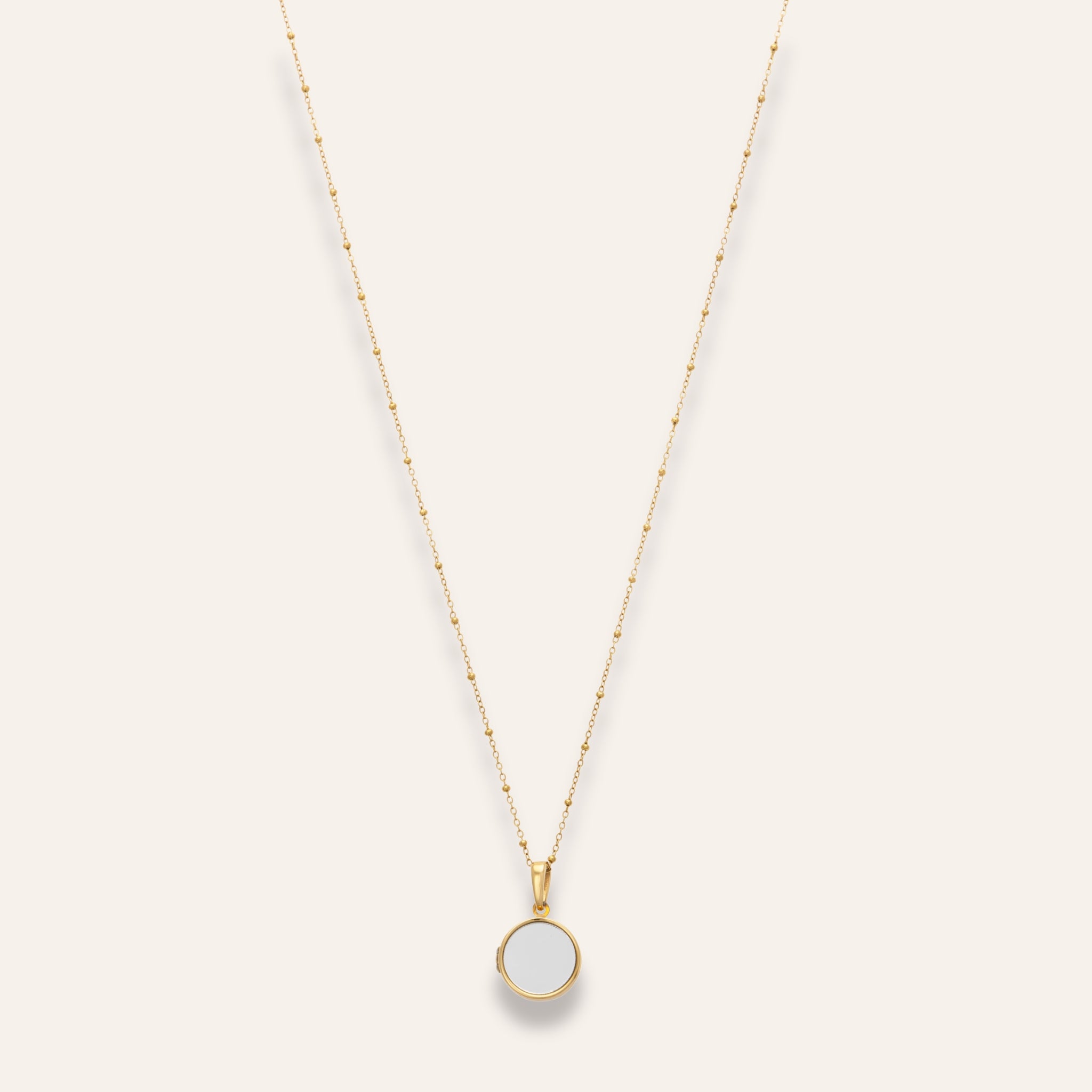 Golden cross necklace