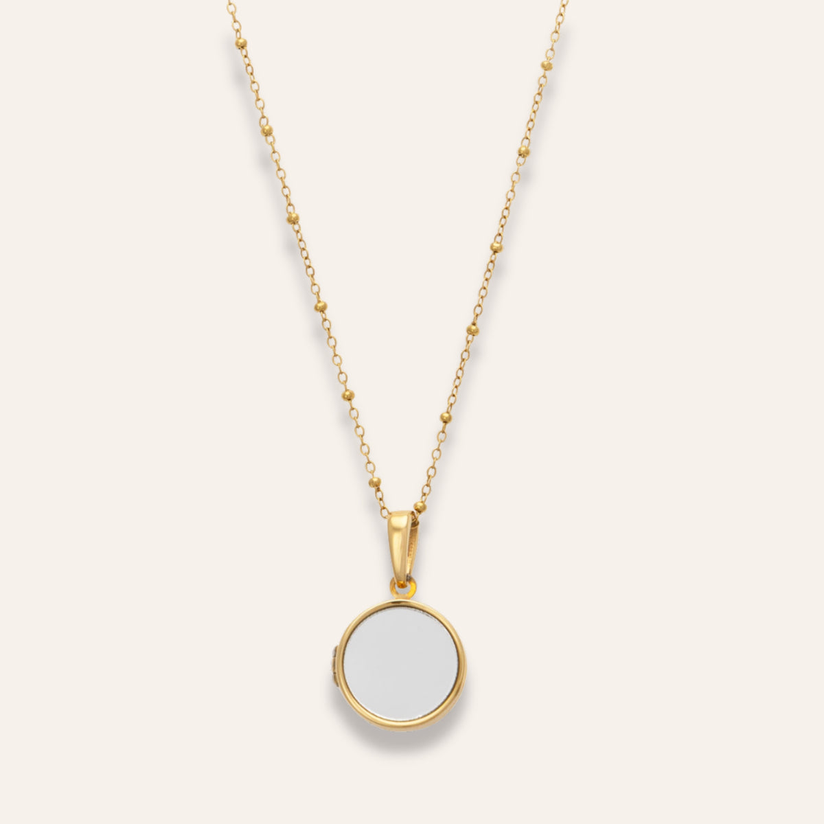 Golden cross necklace