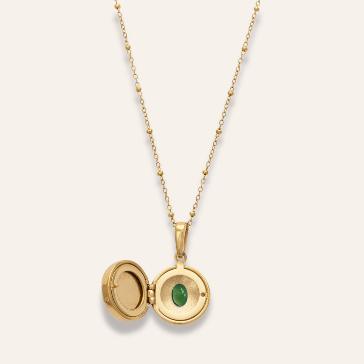 Golden cross necklace