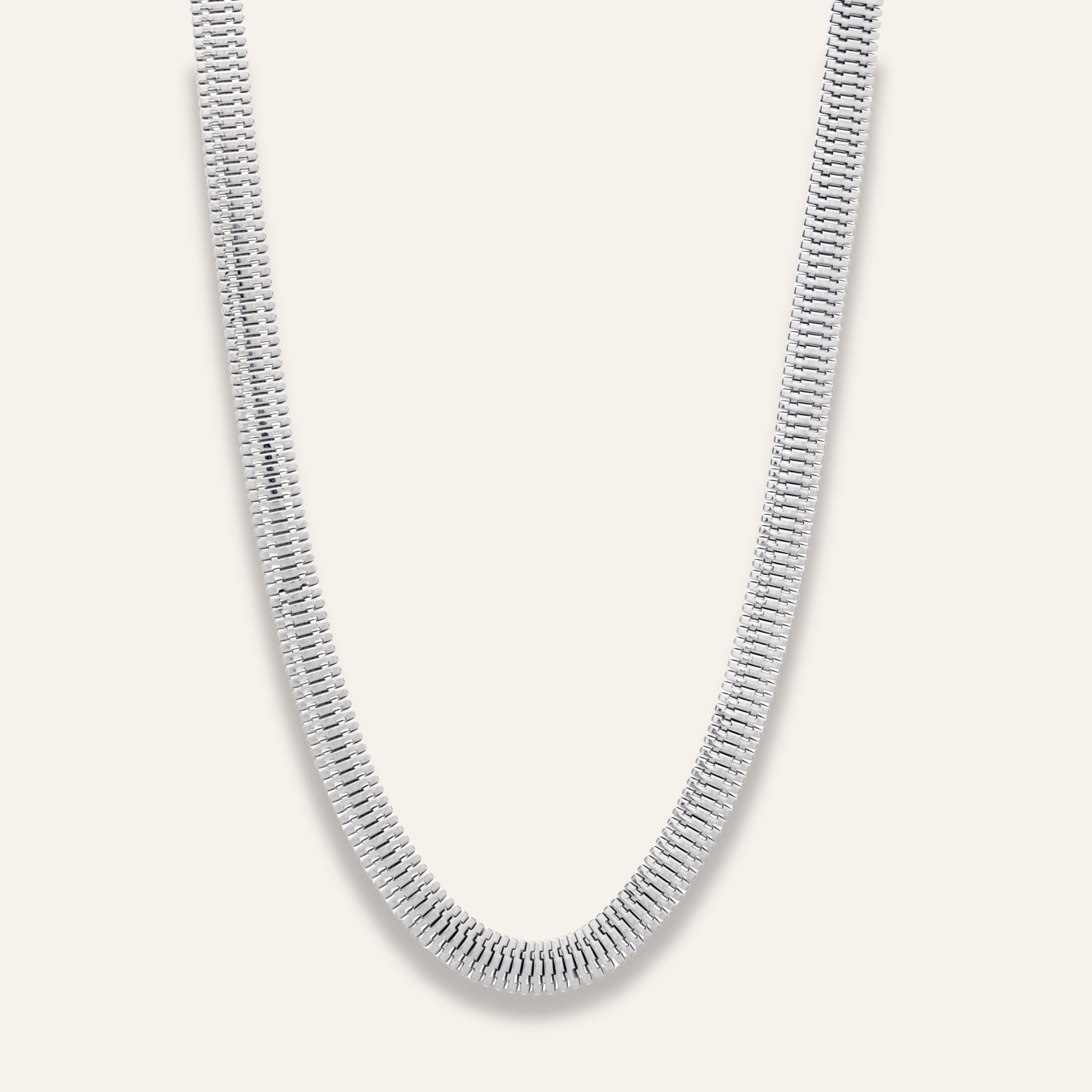 Halsband steel chunky link