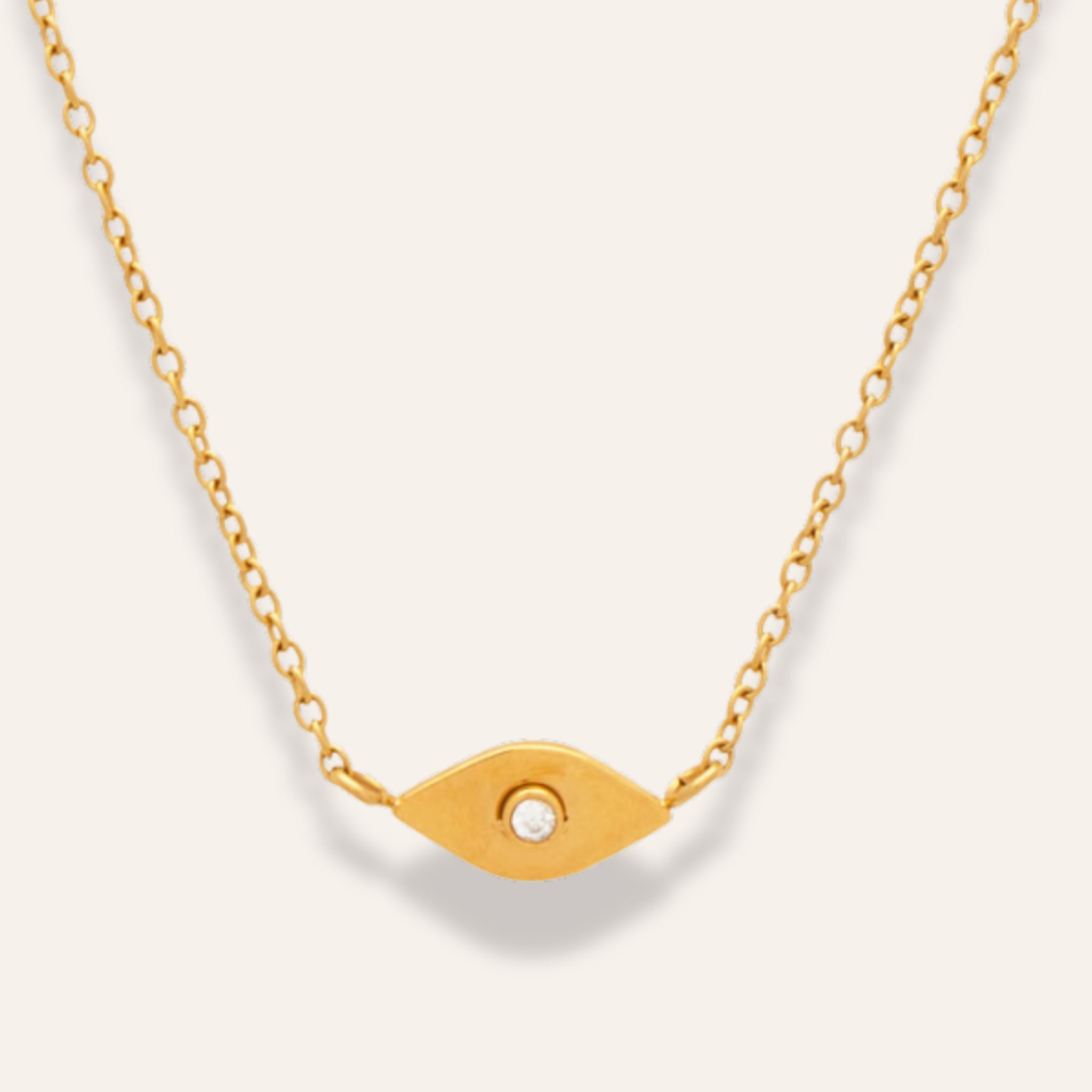 Necklace golden eye