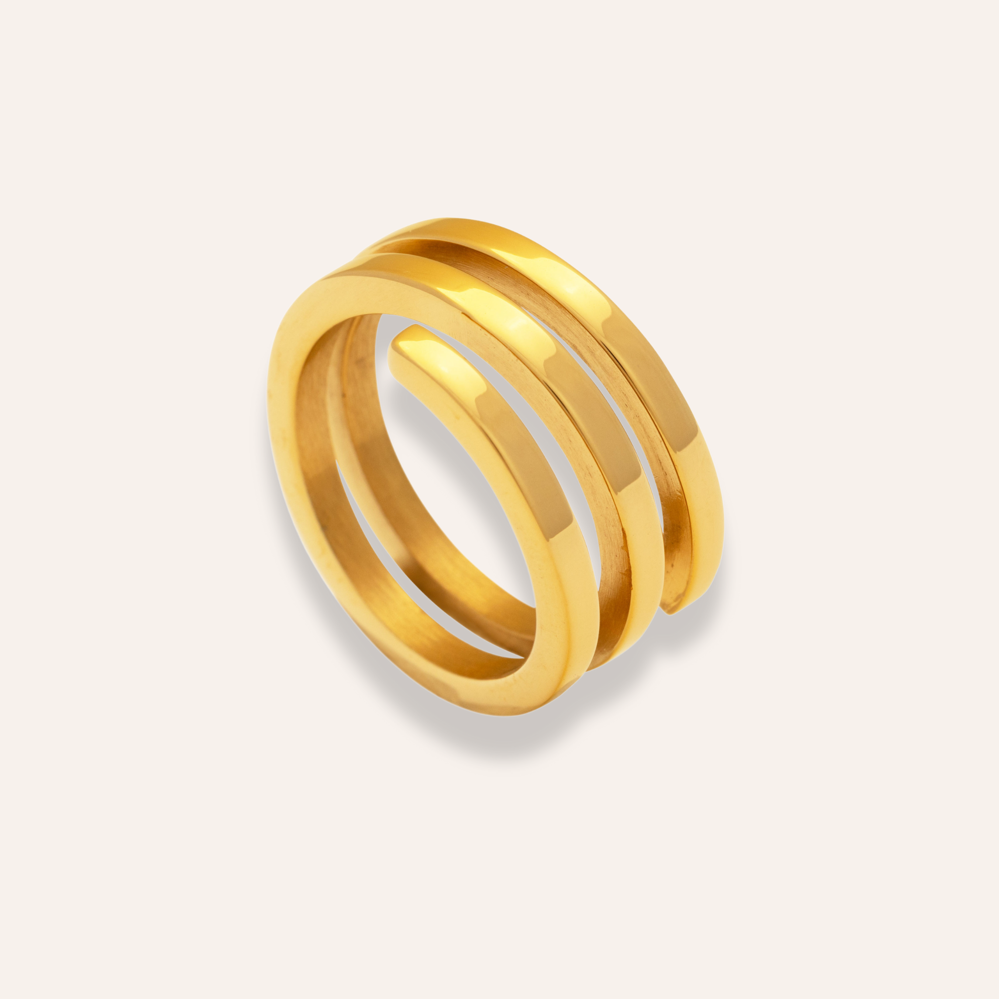 Ring golden spiral