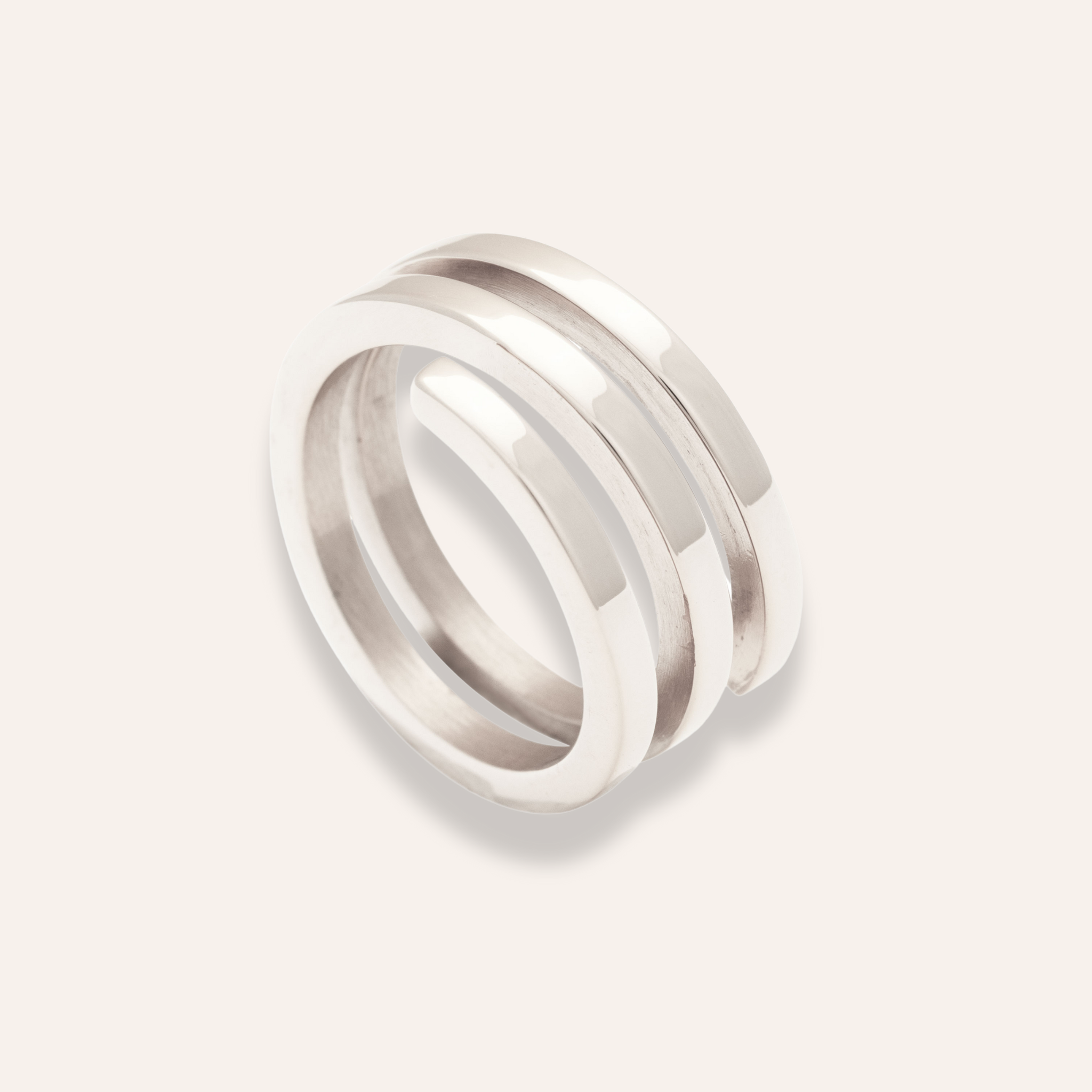 Steel ring spiral