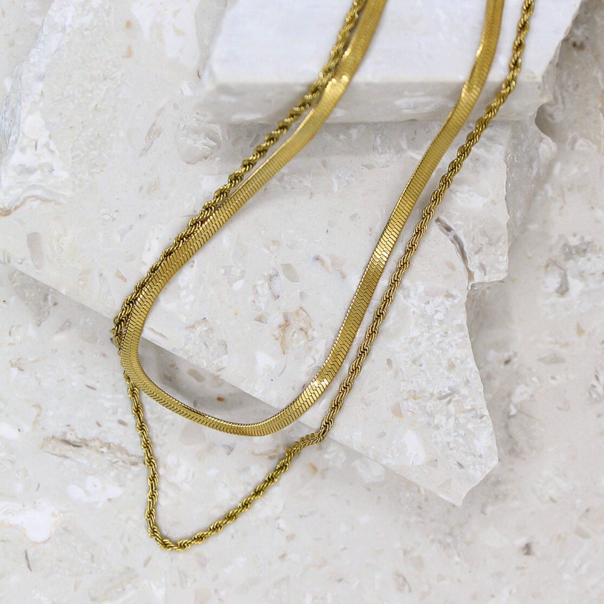 Halsband dubble chain