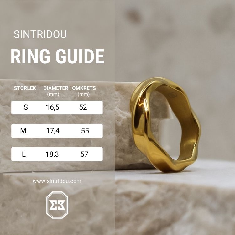 concave golden ring