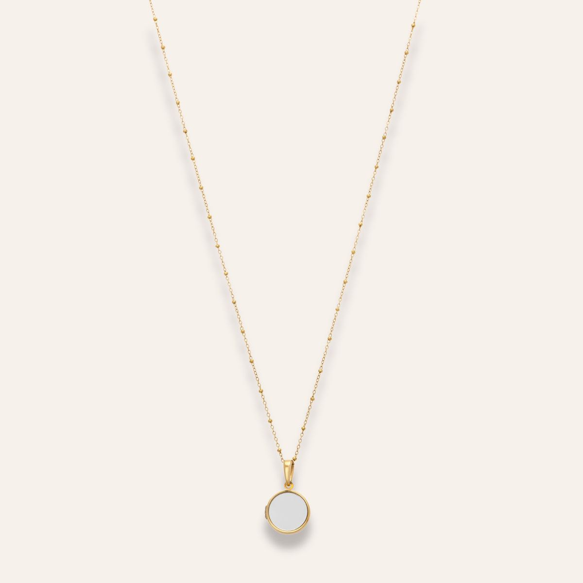 Golden cross necklace