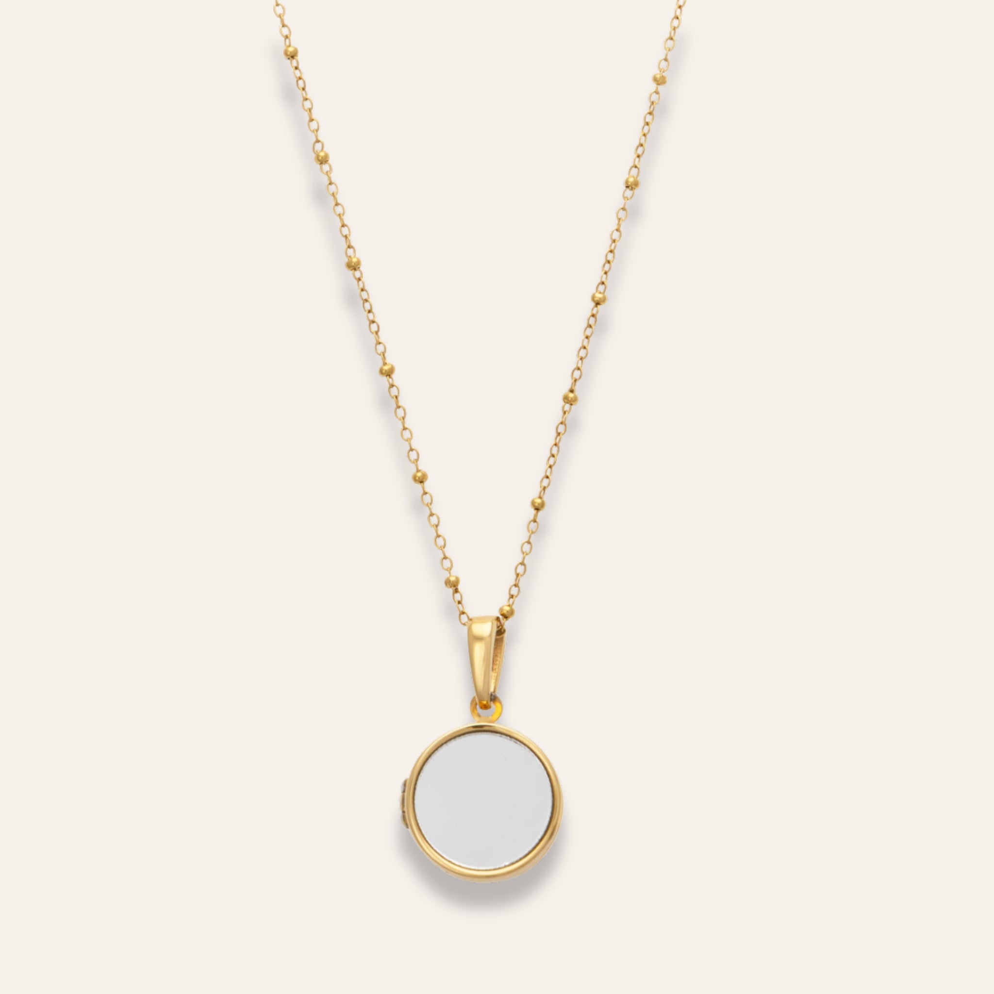 Golden cross necklace