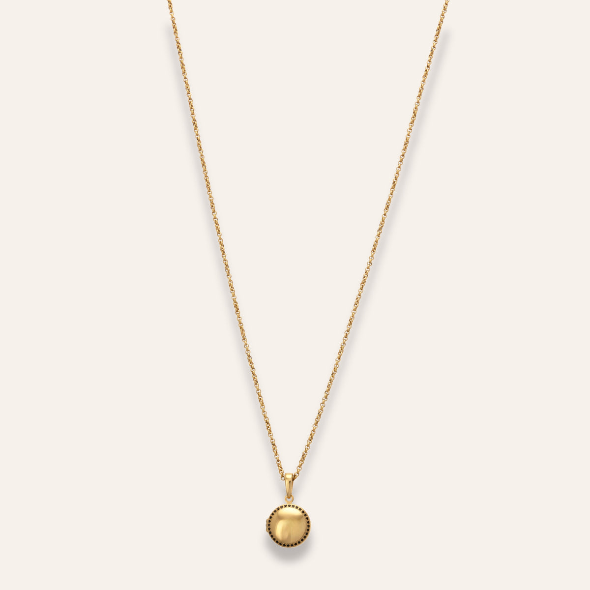 Golden cross necklace