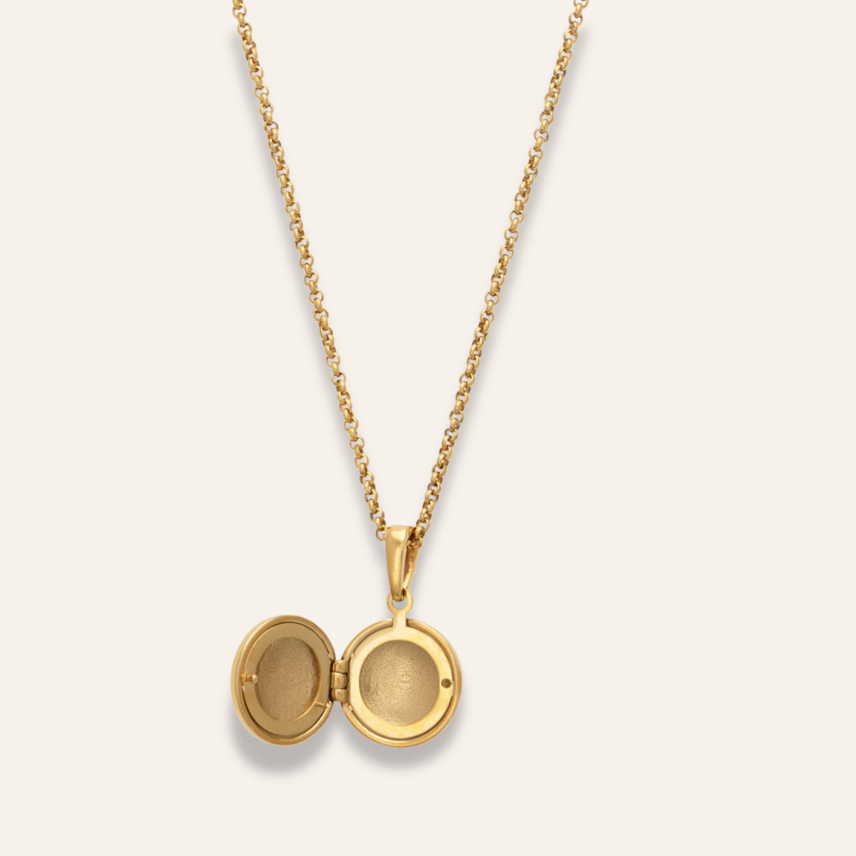 Golden cross necklace