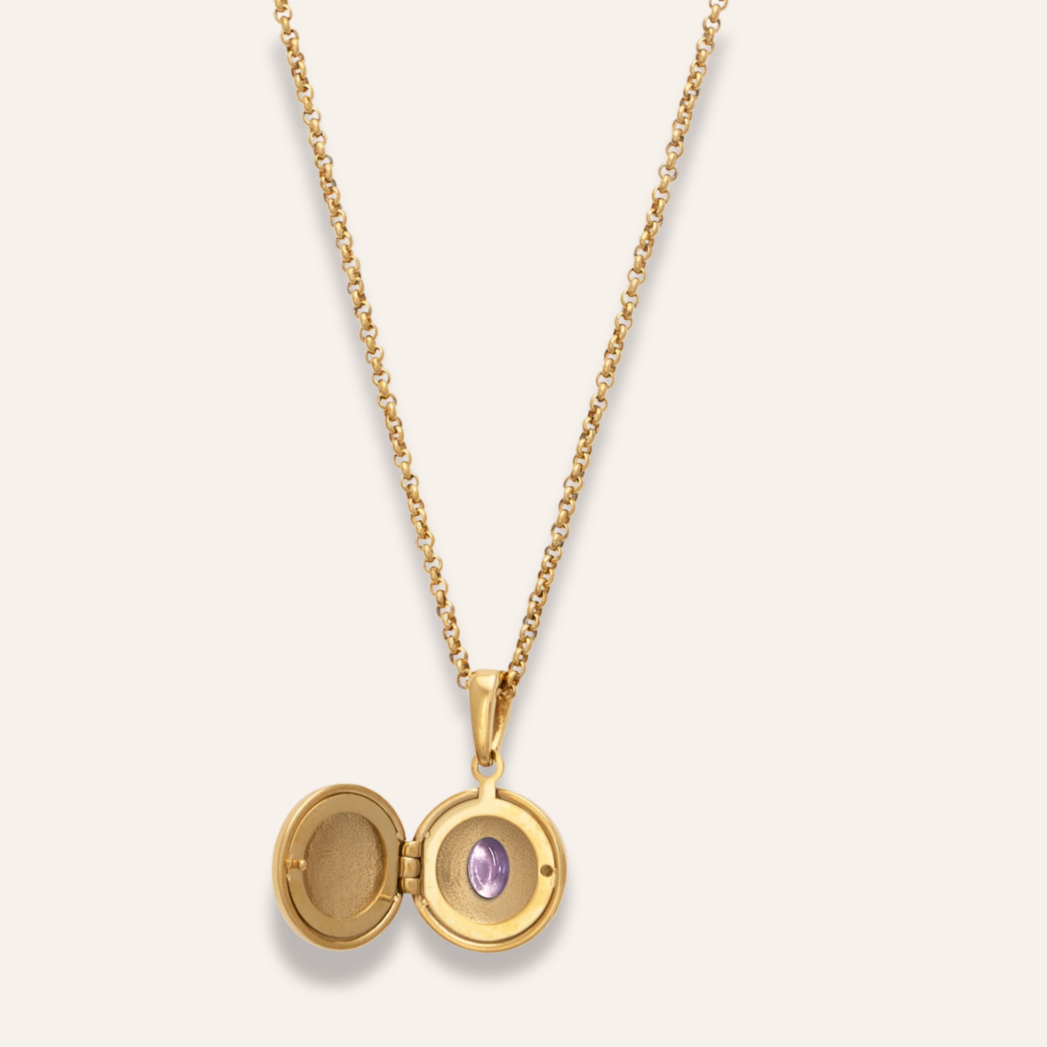 Golden cross necklace
