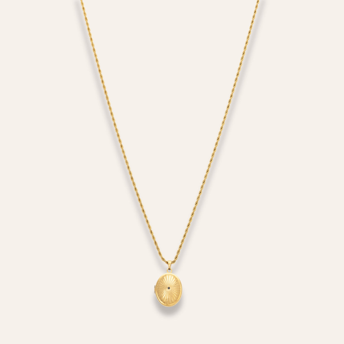 Golden cross necklace