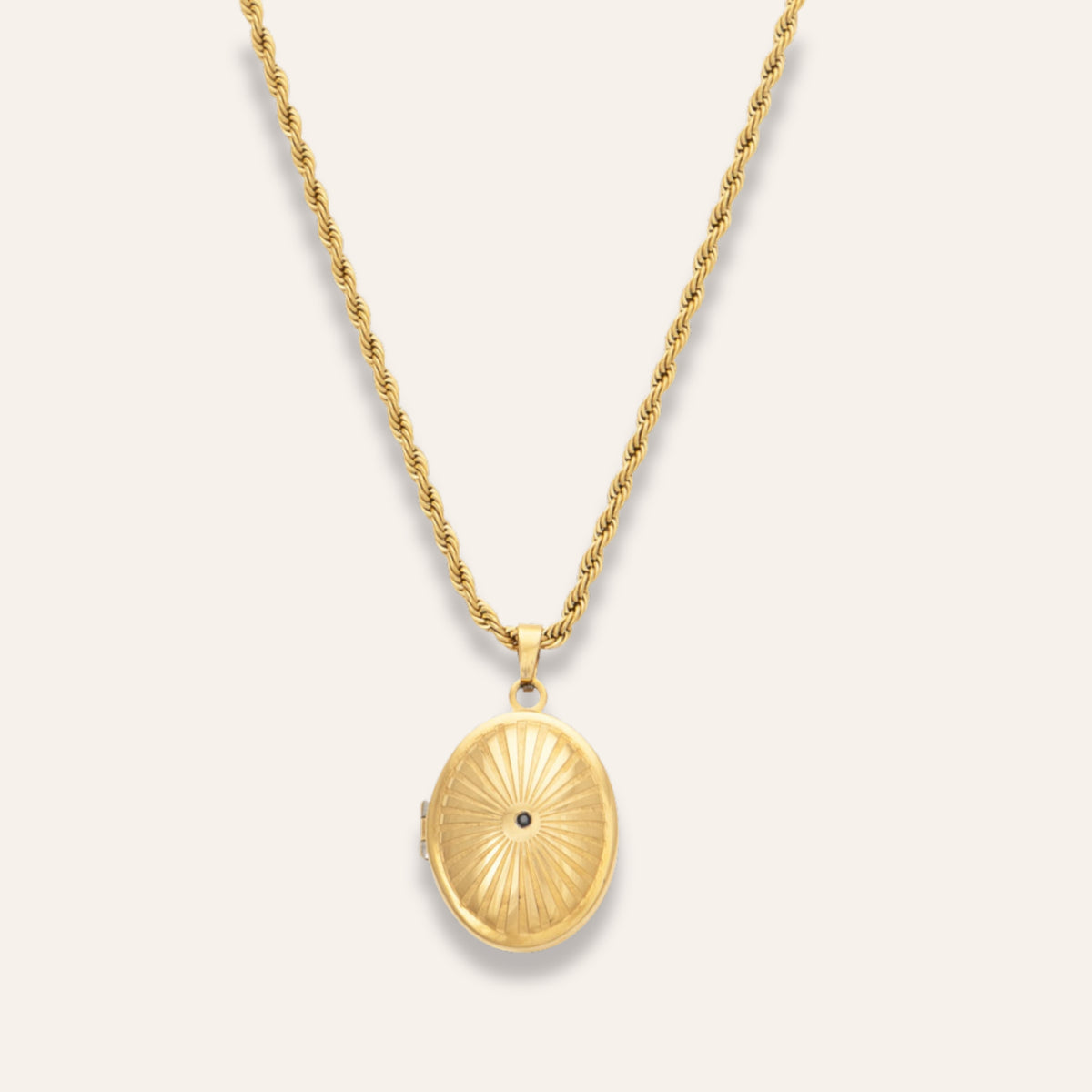 Golden cross necklace
