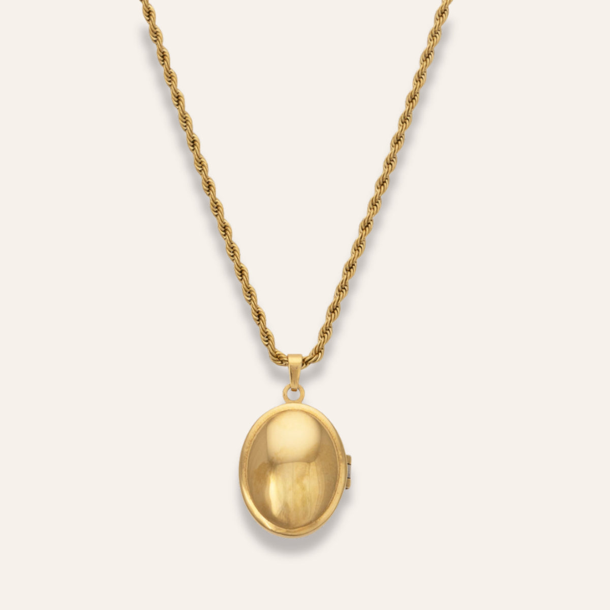 Golden cross necklace