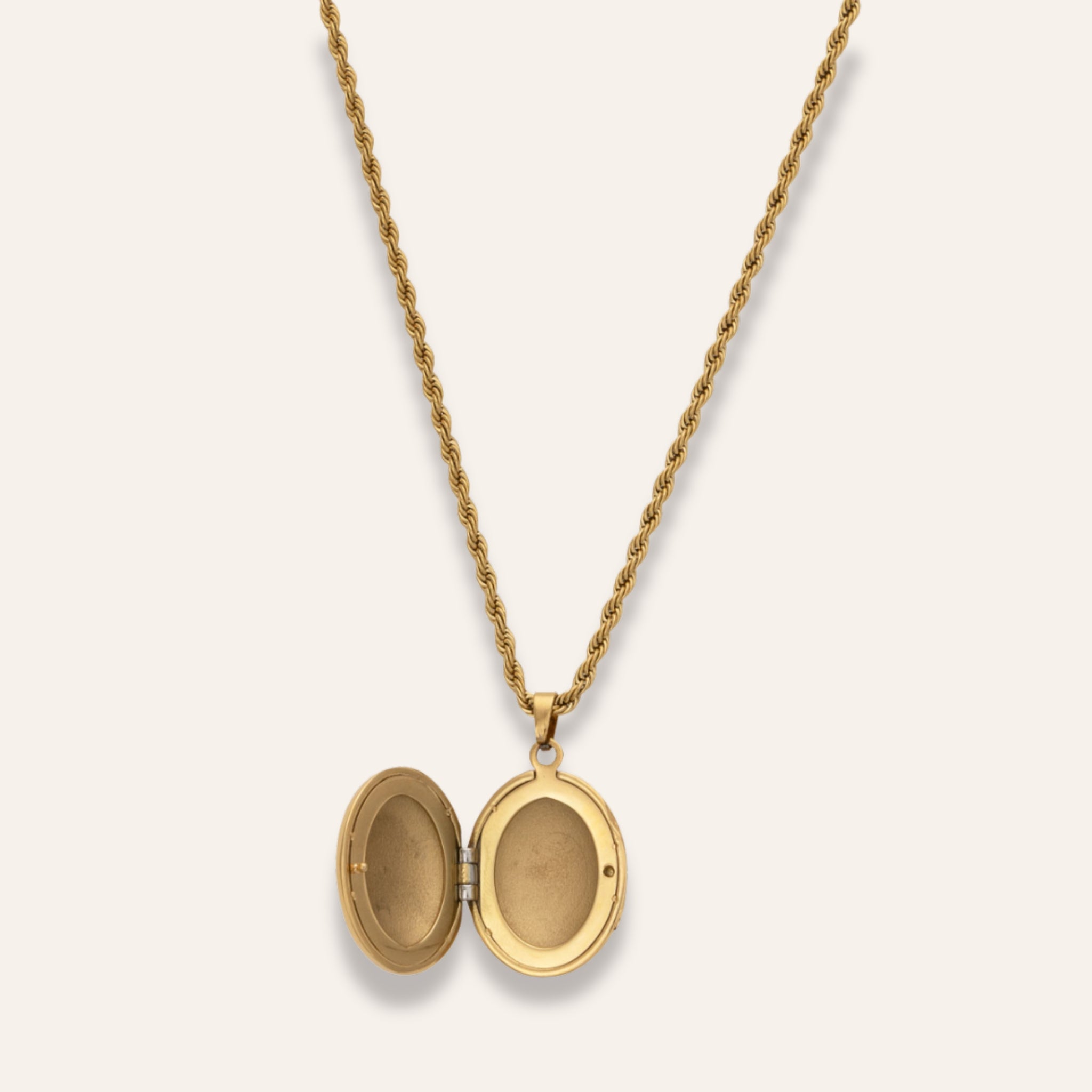 Golden cross necklace