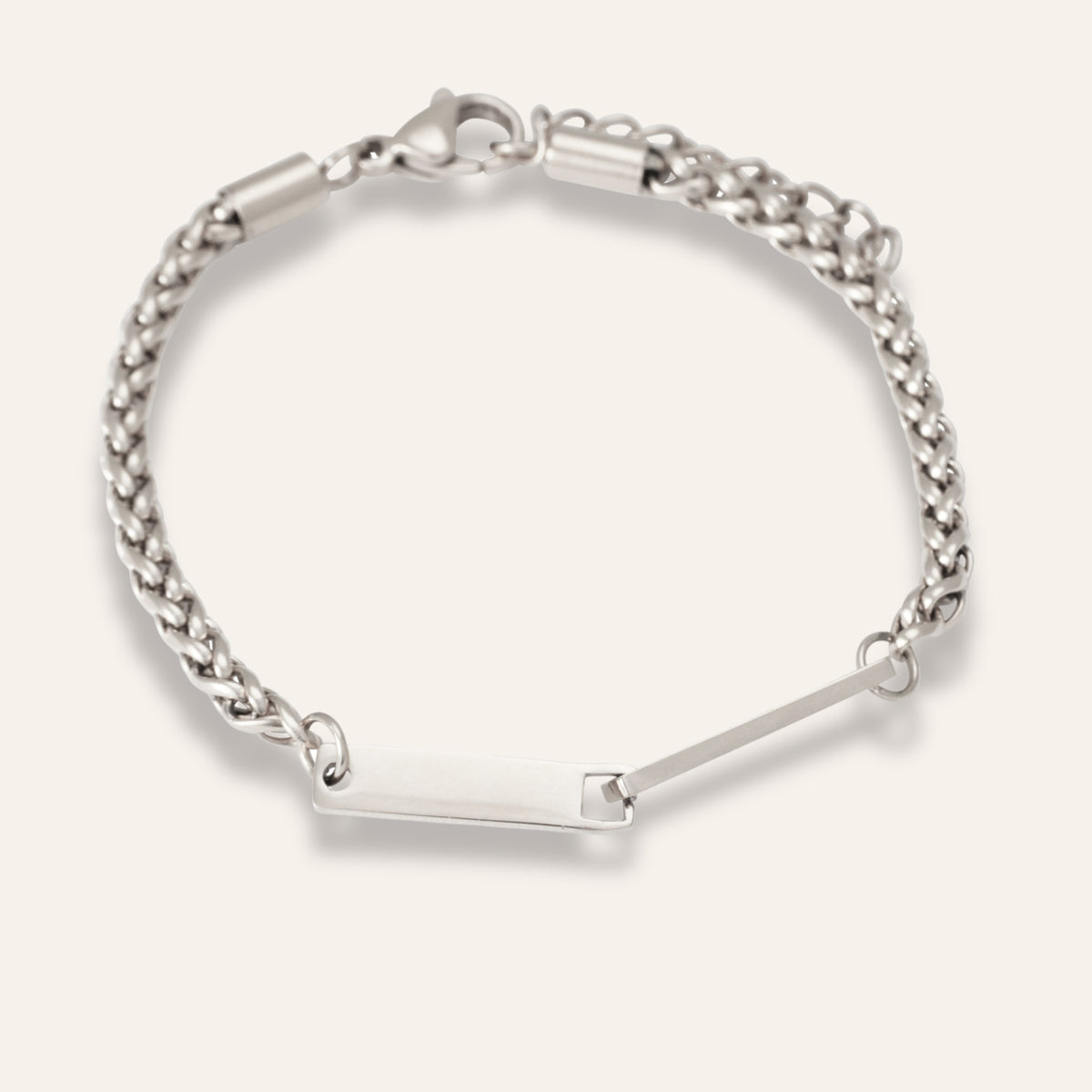 Golden soft curve bracelet