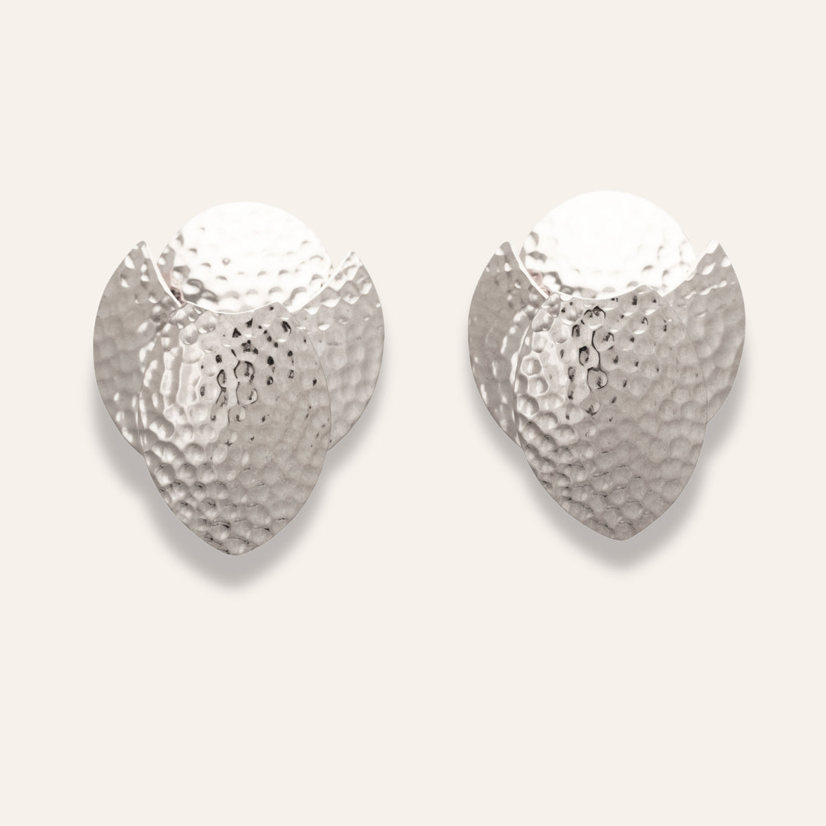 Steel star earring